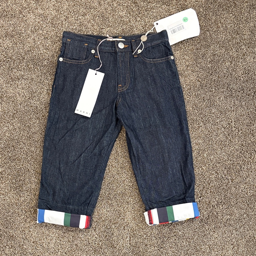 Marni Dark Blue Denim with Unique Details
